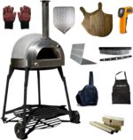 L’ARGILLA Gas-Fired Pizza Oven with Professional Grade Accessories - Cook with Gas or Propane - Thermal Clay Outside and Cordierite Stones Surface - Includes 10 additional items