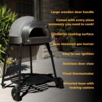 L’ARGILLA Gas-Fired Pizza Oven with Professional Grade Accessories - Cook with Gas or Propane - Thermal Clay Outside and Cordierite Stones Surface - Includes 10 additional items - Image 3