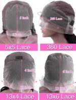 Hair Wigs 46 50 Inch 13x4 13x6 HD Transparent Bone Straight Lace Front Wigs - Image 5