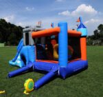 16x12FT Commercial Grade Bounce House Castle Inflatable, (Heavy Duty PVC), (950w Blower)- 2 Slide, Ball Pit, Basketball Hoop, Obstacle-Bouncy House for Big Kid 5-12, Outdoor Party Toy Pool Backyard - Image 6