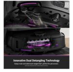 Eureka J15 Max Ultra Self-Emptying Robot Vacuum Combo All-in-one, 22,000 Pa Suction 176℉ Hot Water Wash 131°F Hot Air Dry Self-Cleaning Base Tray, Flex-Arm Mop Anti-Tangle RTCam AI Obstacle Avoidance - Image 4