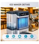 Large Capacity Ice Makers Countertop One-Click Operation Self-Cleaning Portable Ice Maker 41lbs/24H with There is A Detachable 3L Water Tank Ice Machine for Home,Bar,Office - Image 2