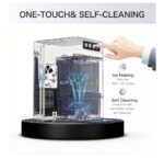 Large Capacity Ice Makers Countertop One-Click Operation Self-Cleaning Portable Ice Maker 41lbs/24H with There is A Detachable 3L Water Tank Ice Machine for Home,Bar,Office - Image 4