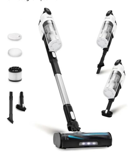 LEVOIT Cordless Vacuum Cleaner, Stick Vac with Tangle-Resistant Design, Up to 50 Minutes, Powerful Suction, Rechargeable, Lightweight, and Versatile for Carpet, Hard Floor, Pet Hair, LVAC-200