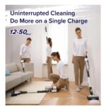 LEVOIT Cordless Vacuum Cleaner, Stick Vac with Tangle-Resistant Design, Up to 50 Minutes, Powerful Suction, Rechargeable, Lightweight, and Versatile for Carpet, Hard Floor, Pet Hair, LVAC-200 - Image 5