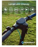 Hoverfly X3/X5 Electric Scooter for Adults, 18/25 Mile Range, 20Mph Top Speed, 500W Motor, 10'' Solid Tire, with Double Suppression Electric Code Lock Walk Assist Mode, Foldable Commuting E Scooter - Image 4