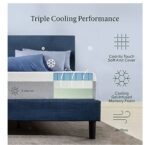 ZINUS 10 Inch Ultra Cooling Gel Memory Foam Mattress, Queen, Cool-to-Touch Soft Knit Cover, Pressure Relieving, CertiPUR-US Certified, Mattress in A Box, All-New, Made in USA - Image 5