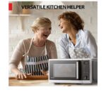 TOSHIBA 6-in-1 Inverter Countertop Microwave Oven Healthy Air Fryer Combo, MASTER Series, Air Fryer, Broil, Convection, Speedy Combi, Even Defrost, Sound On/Off 27 Auto Menu Stainless Steel - Image 4