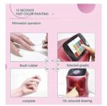 Automatic Smart 3D Art Nail Printer, Digital Mobile Nail Art Printer, 3D Digital Nail Printer Manicure Salon Set, Mobile Nail Printing Machine Control Through Mobile App Machine - Image 2