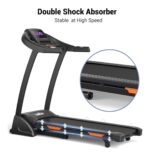 THERUN Incline Treadmill for Running and Walking, 300 lbs Weight Capacity Folding Treadmill with 0-15% Auto Incline, Wide Belt, 3.5HP, App, Heart Rate - Image 4