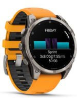 PlayBetter Garmin Fenix 8 AMOLED Sapphire (47mm, Titanium/Spark Orange) Multisport GPS Smartwatch Bundle - 1.4” Touchscreen, Built-in LED Flashlight Portable Charger & Screen Protectors - Image 2
