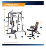 MARCY Smith Cage Workout Machine Full Body StrengthTraining Home Gym Equipment System with Leg Developer, Press Bar, PEC Deck, and Squat Rack - Image 5