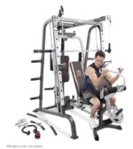 MARCY Smith Cage Workout Machine Full Body StrengthTraining Home Gym Equipment System with Leg Developer, Press Bar, PEC Deck, and Squat Rack - Image 2